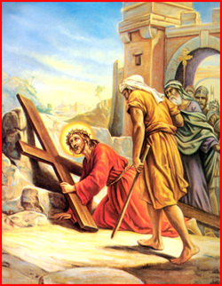 3rd Station - Jesus Falls First Time